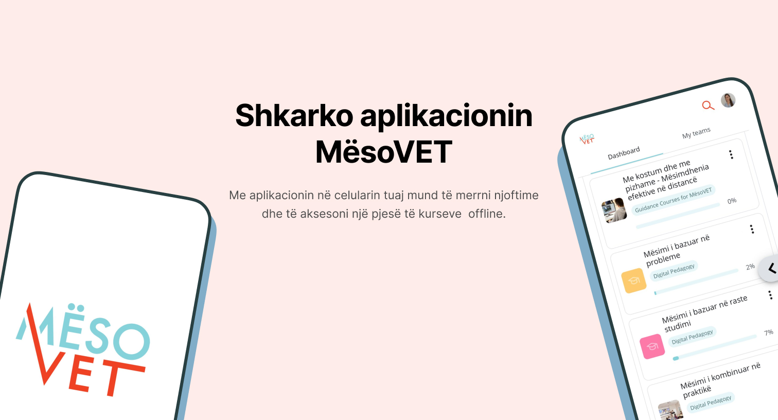 Shkarko aplikacionin MësoVET